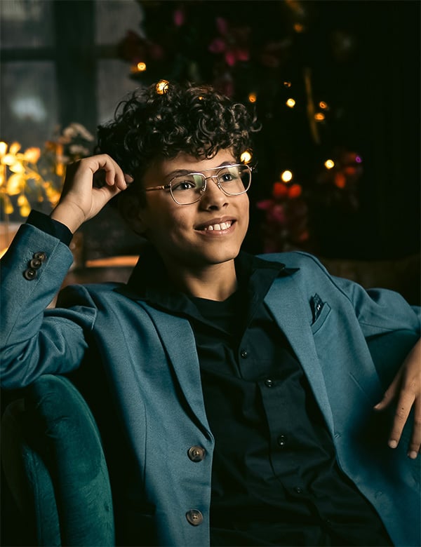 Kindermodel met bruin haar Jaimy V.