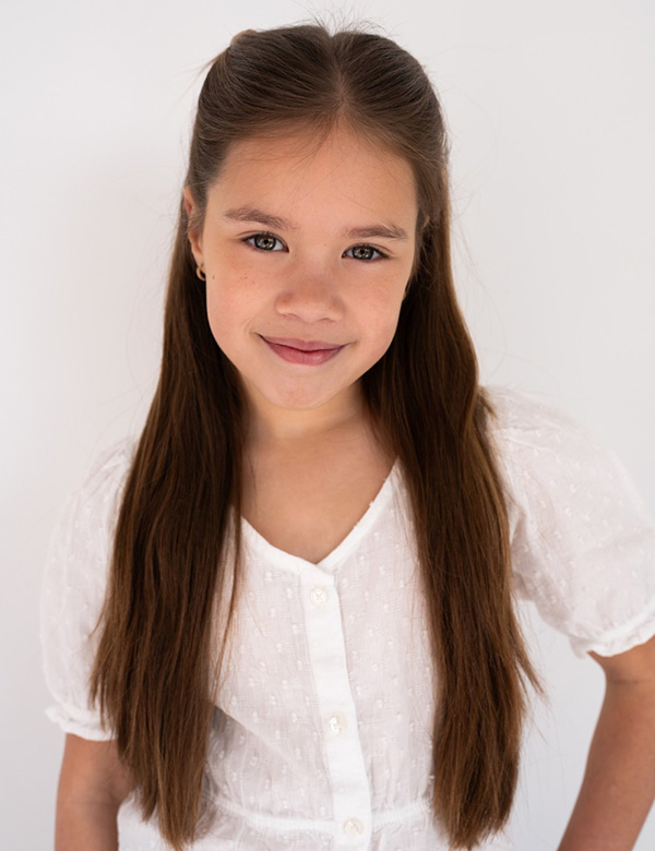 kindermodel met donker haar Zaïra.