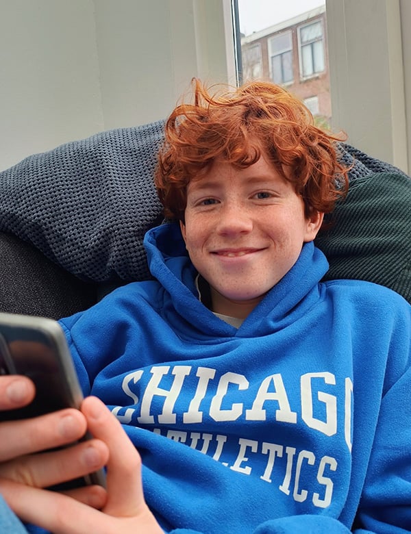 kindermodel met rood haar Abel C.