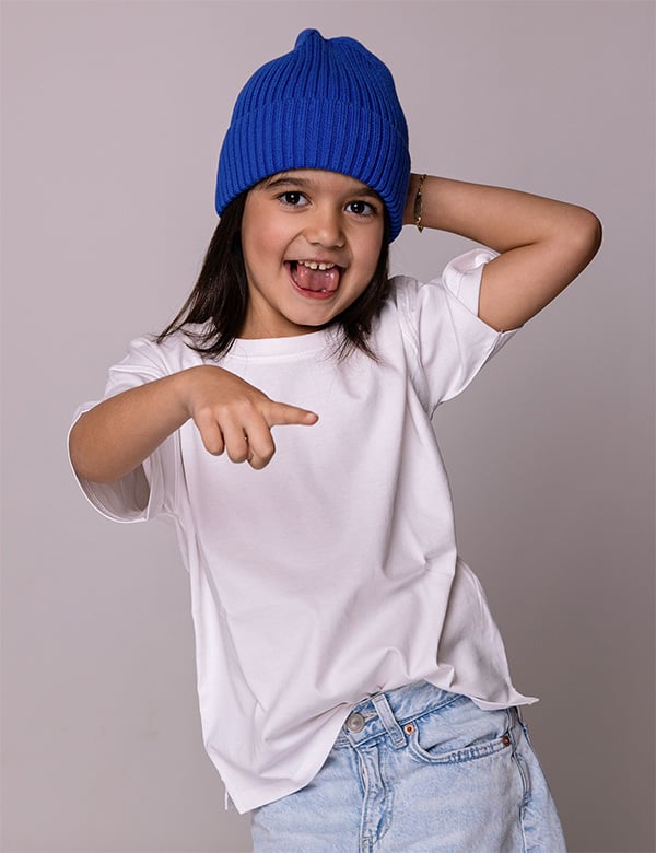 Kindermodel met bruin haar Ayda