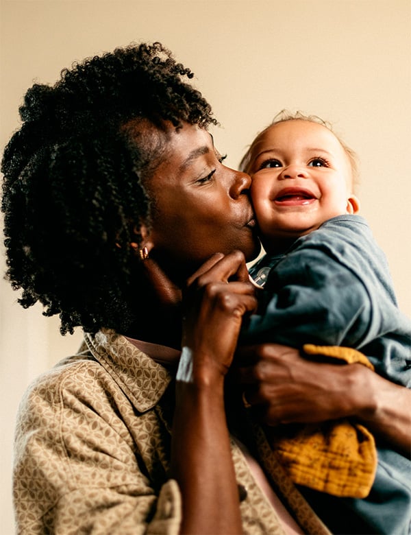 Modellen gezin Familie Osei