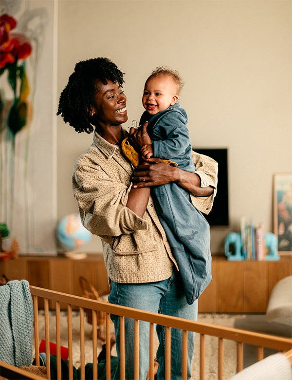 Modellen gezin Familie Osei
