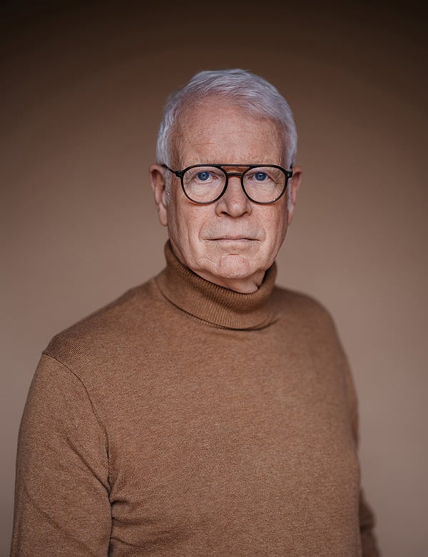 mannelijk model met blauwe ogen, Johann G.