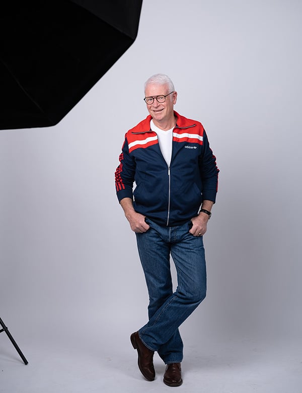 mannelijk model met blauwe ogen, Johann G.