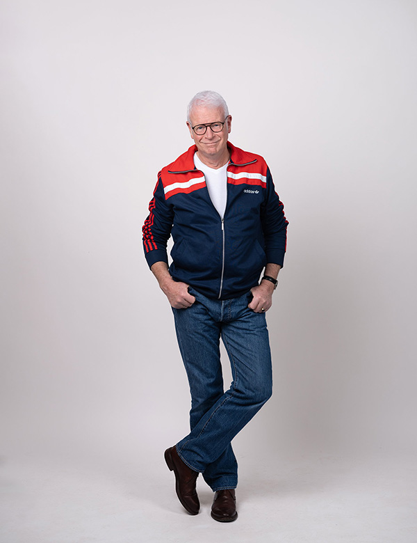 mannelijk model met blauwe ogen, Johann G.