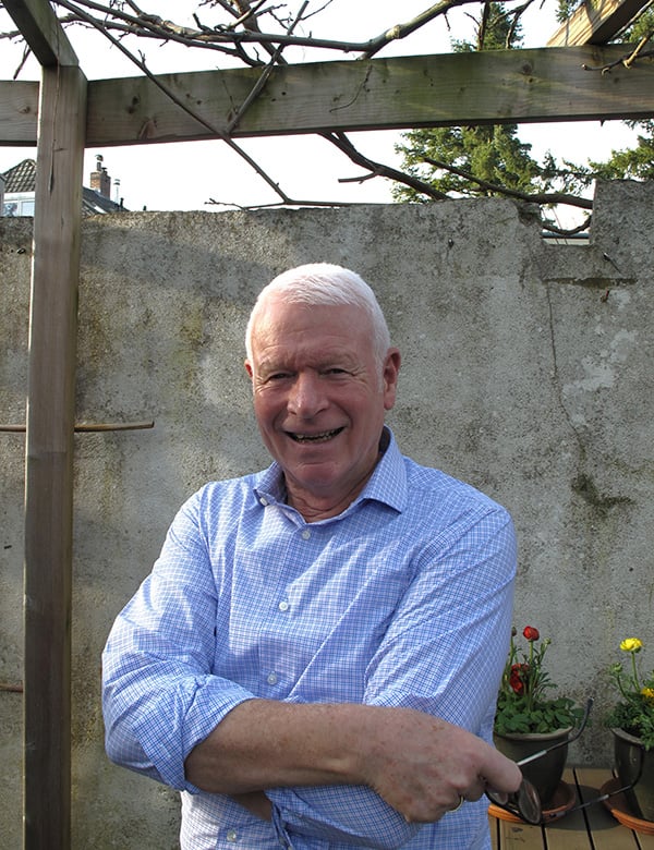 mannelijk model met blauwe ogen, Johann G.