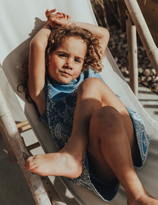 Kindermodel met bruin haar Joy T.