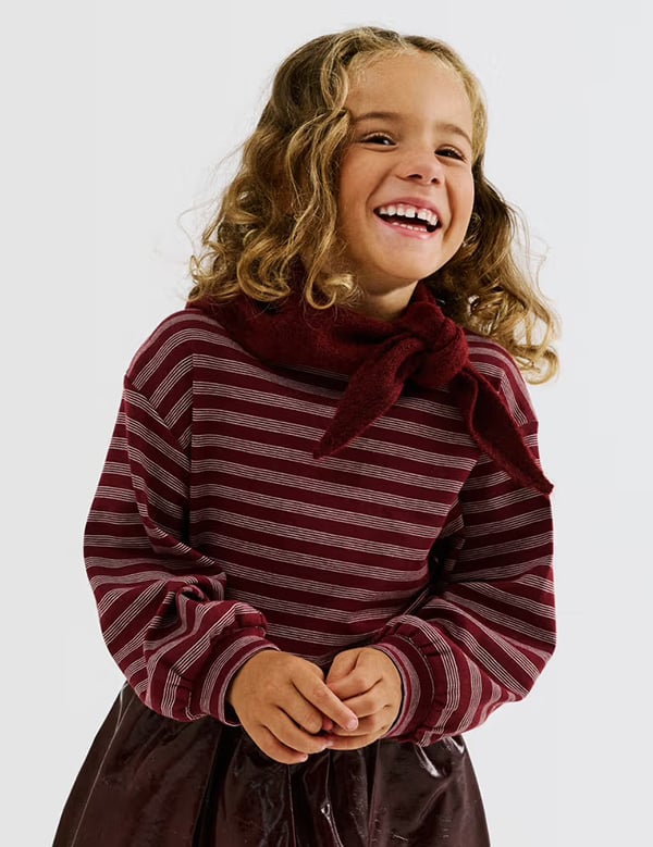 Kindermodel met haar Joy T.