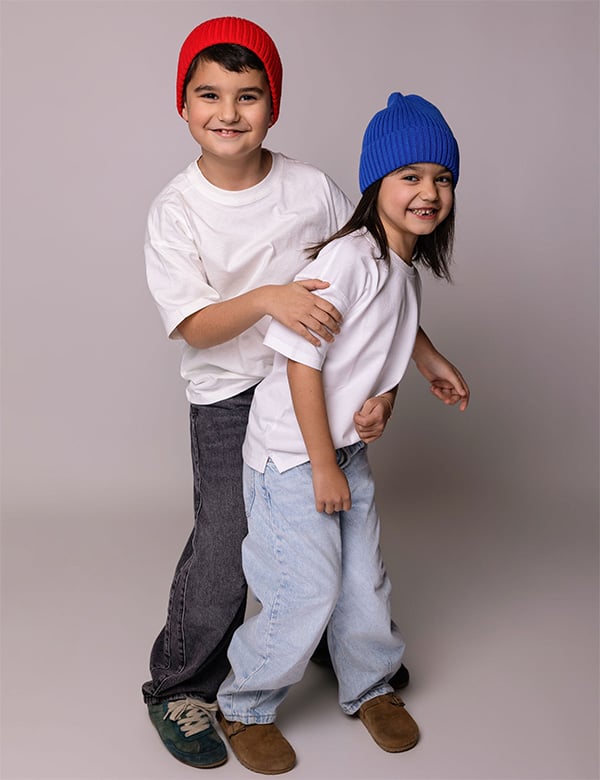 Kindermodel met bruin haar Shayan