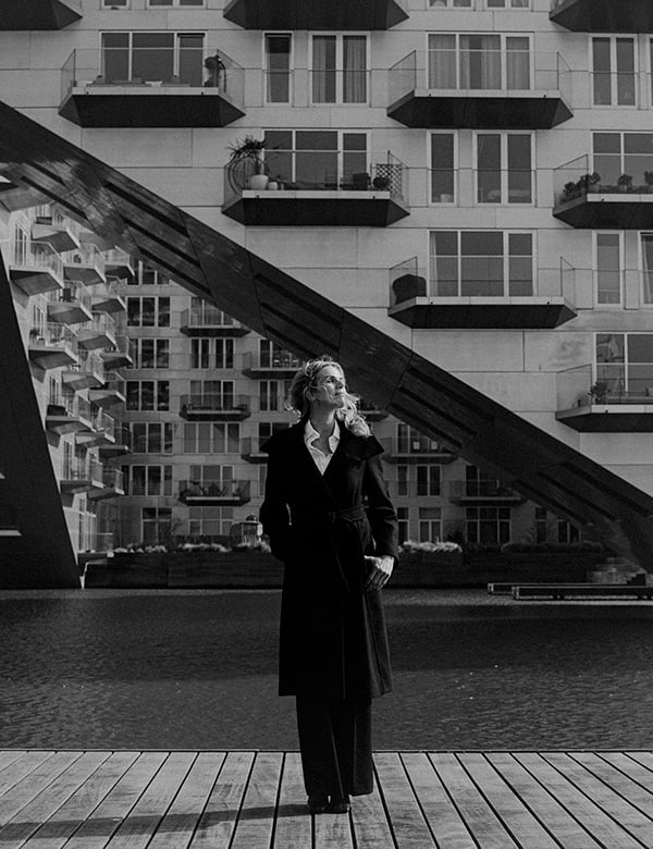 vrouwelijk model met blond haar Susan R.