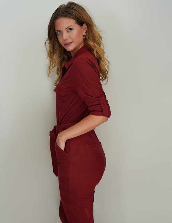 vrouwelijk model met groene ogen Yvanka