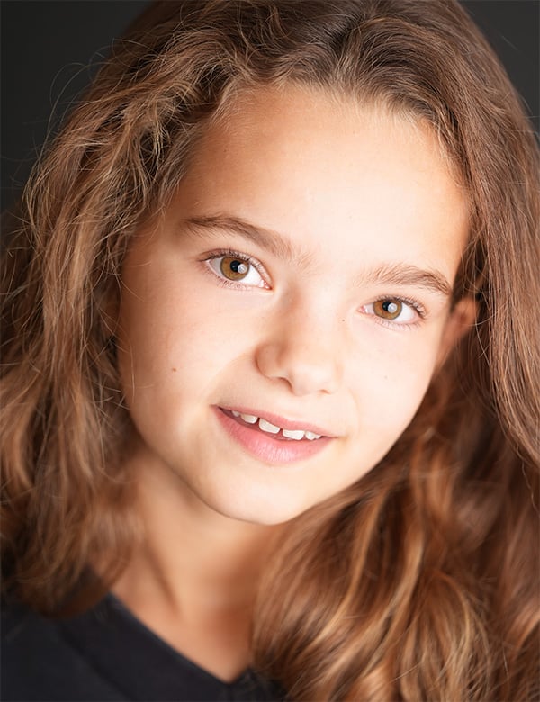 Kindermodel met bruin haar Zenne