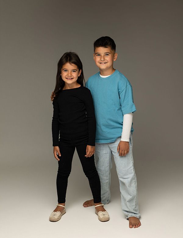Kindermodel met bruin haar Ayda M.