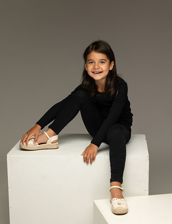 Kindermodel met bruin haar Ayda M.