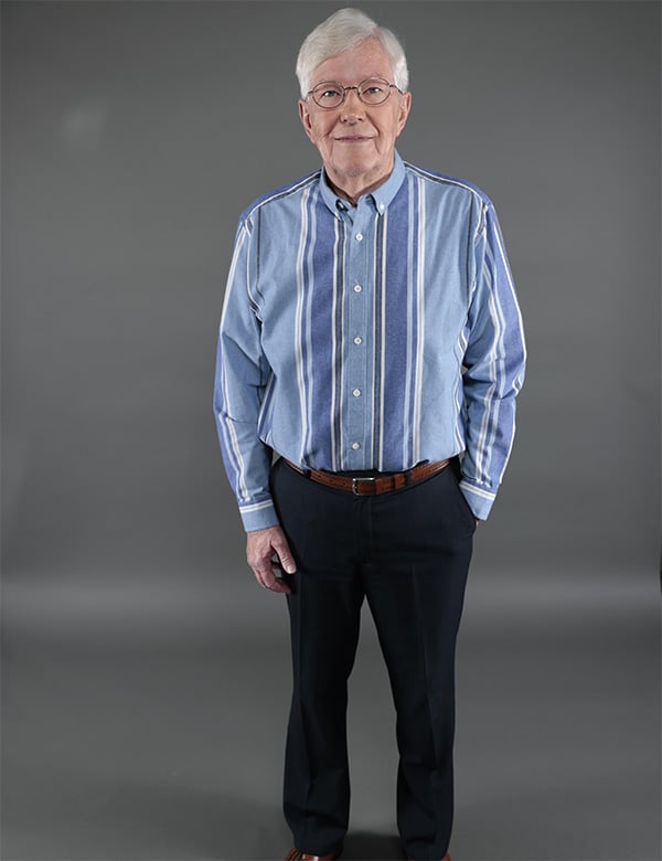 Seniorenmodel met grijs haar Ben