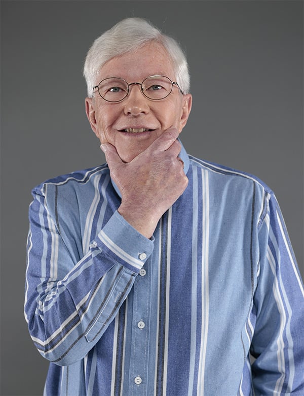 Seniorenmodel met grijs haar Ben