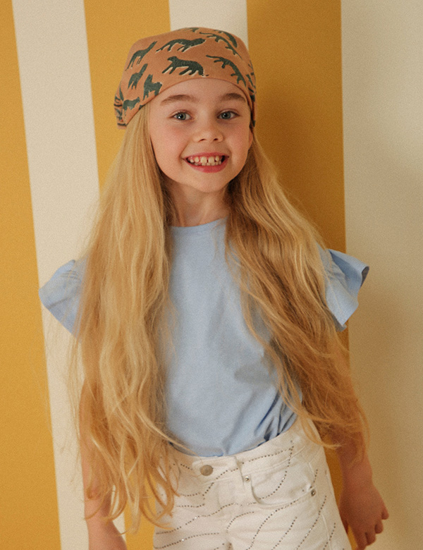 Kindermodel met lang blond haar Cleo H.