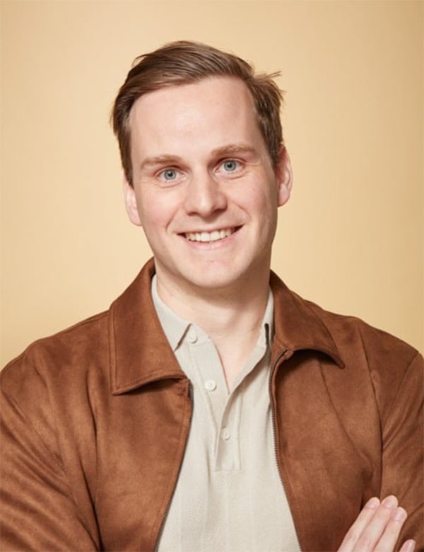 Mannelijk model met donkerblond haar Jan-Willem R.