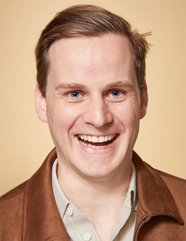 Mannelijk model met donkerblond haar jan-willem r.