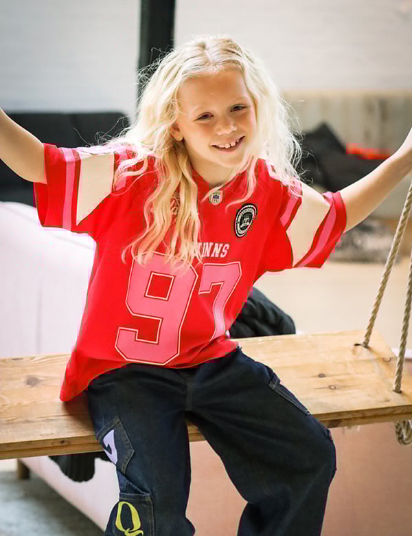 kindermodel met blond haar Laurie K.