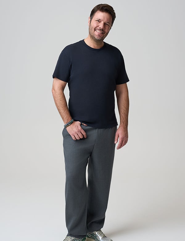 mannelijk model met donker haar Rogier B.