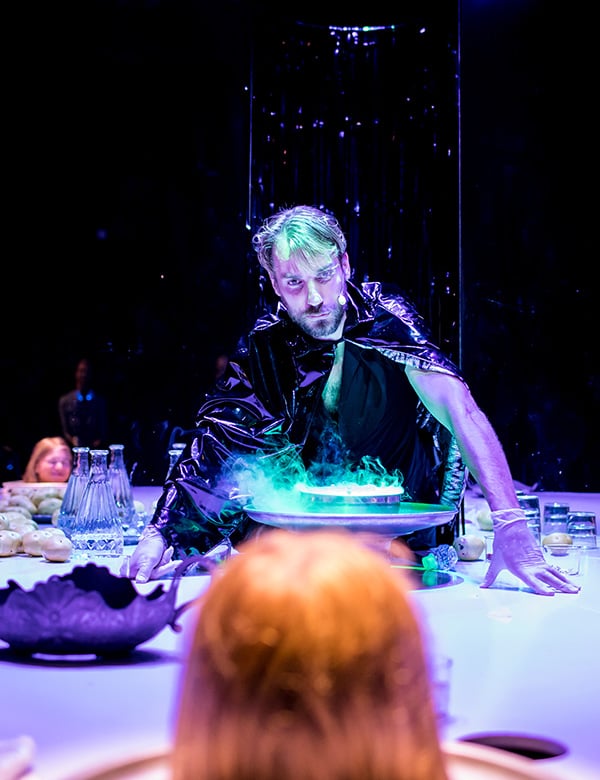 mannelijk model met donker haar Serge