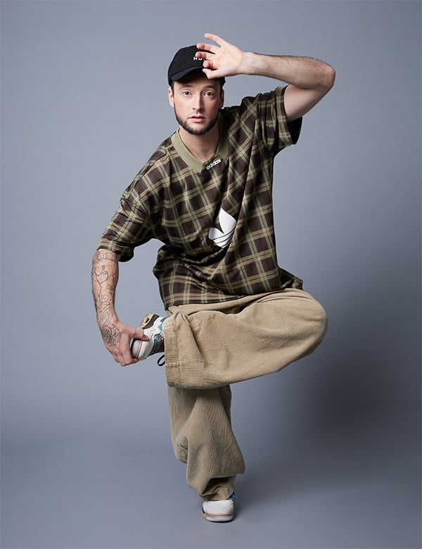 Mannelijk model met lichtbruin haar Steijn K.