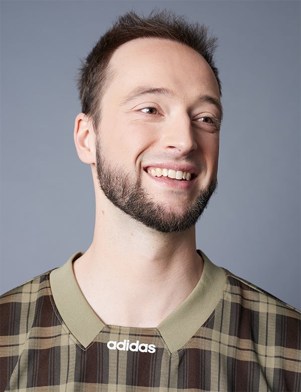 Mannelijk model met lichtbruin haar Steijn K.