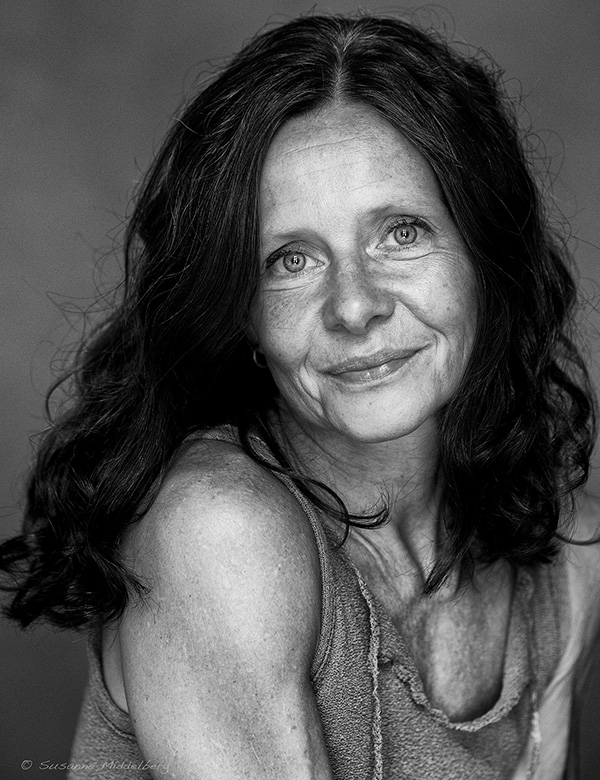 vrouwelijk actrice Susanne M.