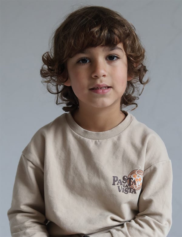 Kindermodel met bruin haar Zayn V.