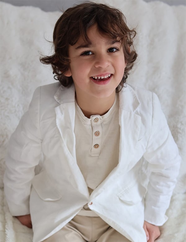 Kindermodel met bruin haar Zayn V.