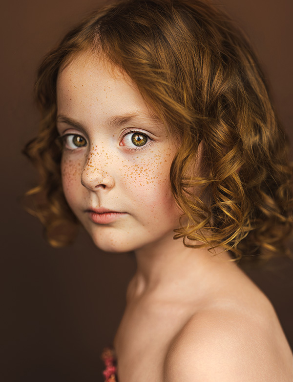 Kindermodel met rood haar Zoey K.