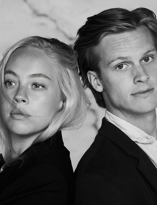 mannelijk model met blond haar Jaap K.