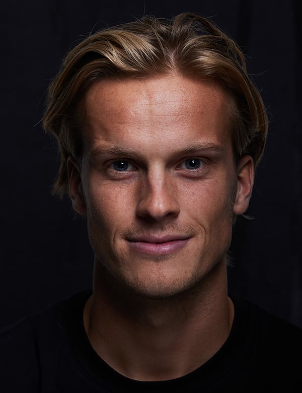 mannelijk model met blond haar Jaap K.