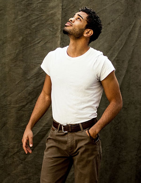 mannelijk model en acteur Luis.