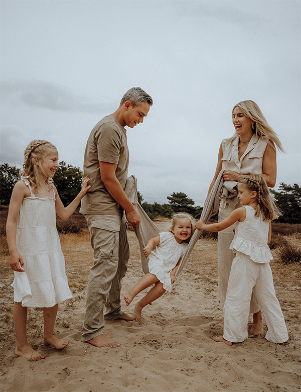 Modellen gezin familie Hoogeveen