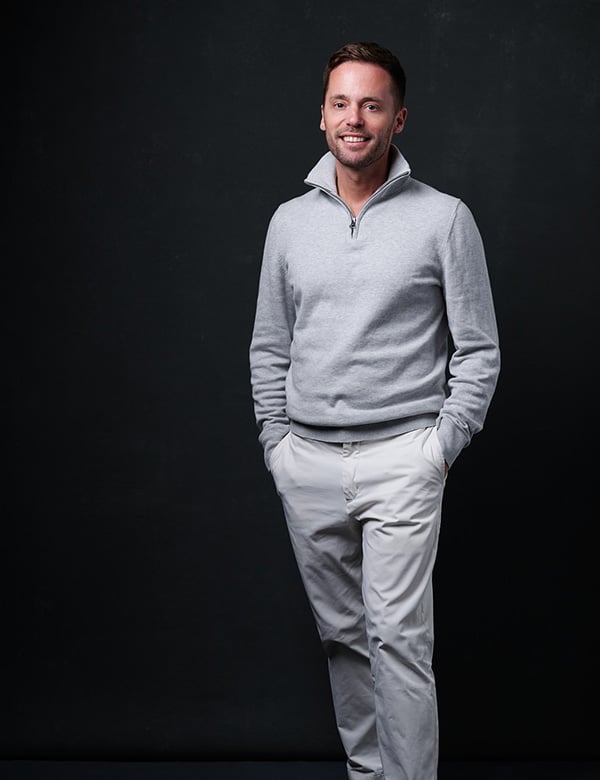 mannelijk acteur met donkerblond haar Jochem L.