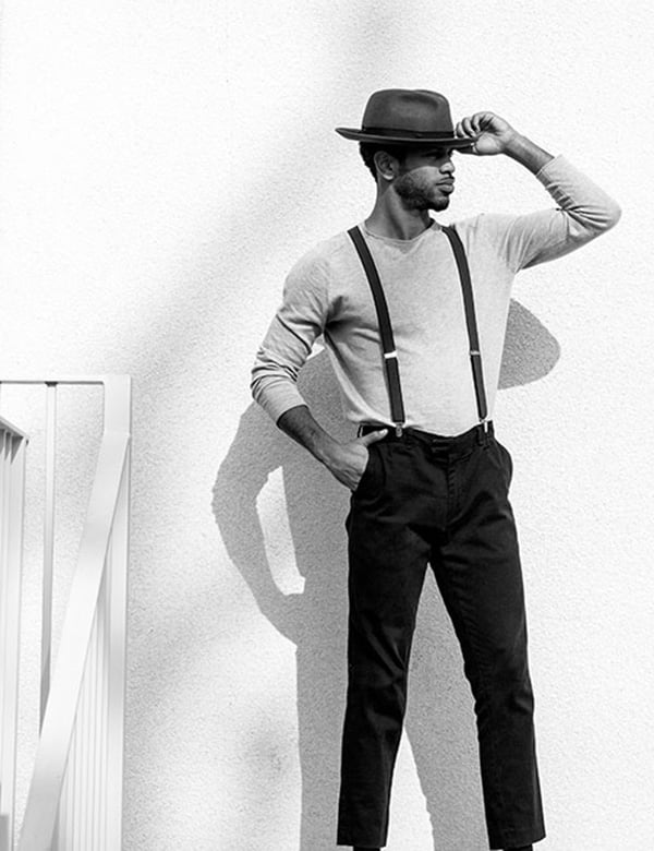 mannelijk model en acteur Luis.