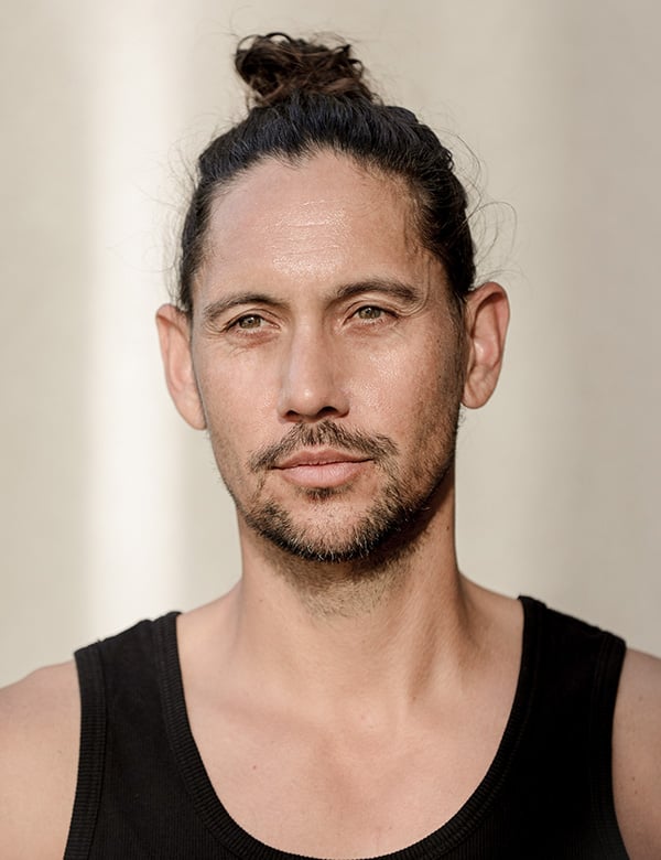 Mannelijk model met bruin haar Marvin R.