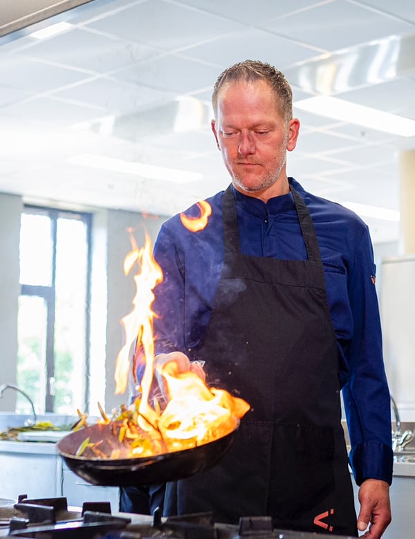 mannelijk model met blauwe ogen Robbert T.