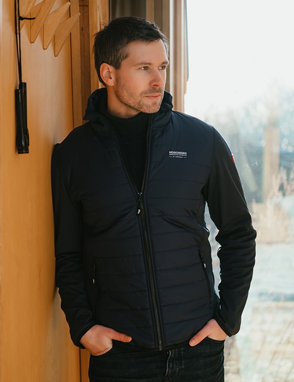 Mannelijk model met donker haar Bob R.
