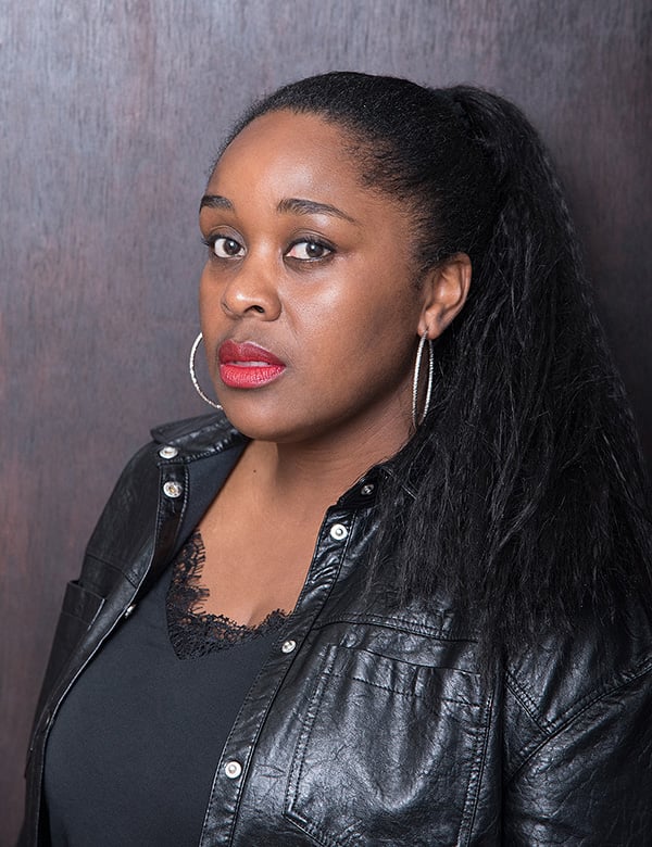 vrouwelijk model van Surinaamse afkomst Gitana.