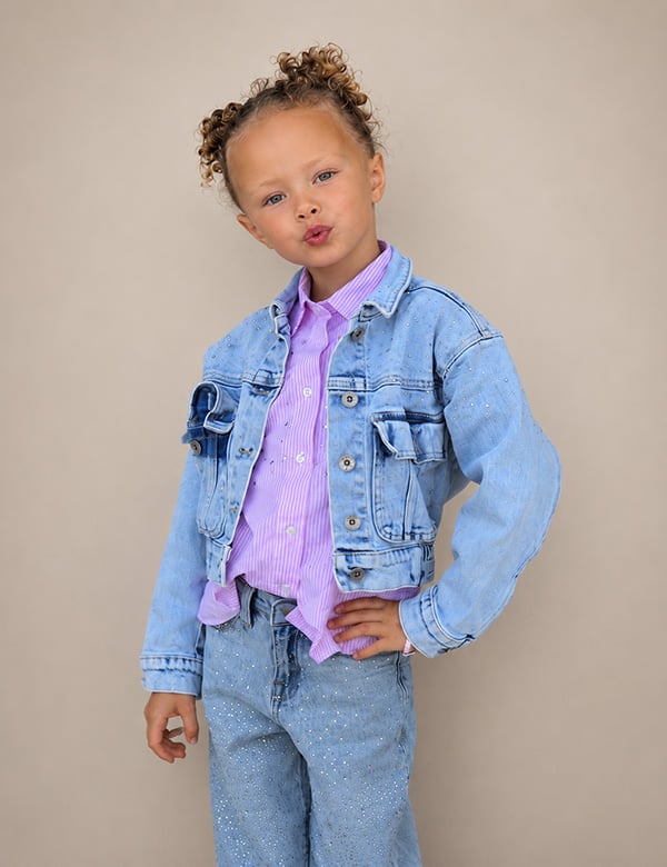 meisjes kindermodel met blonde krulletjes Jaylinn B.