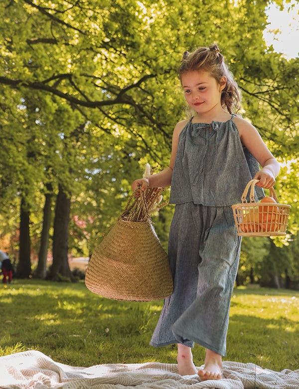 Kindermodel met bruin haar Loua V.