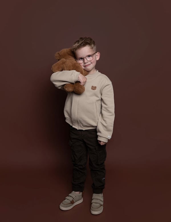 Kindermodel met blond haar Aiden B.