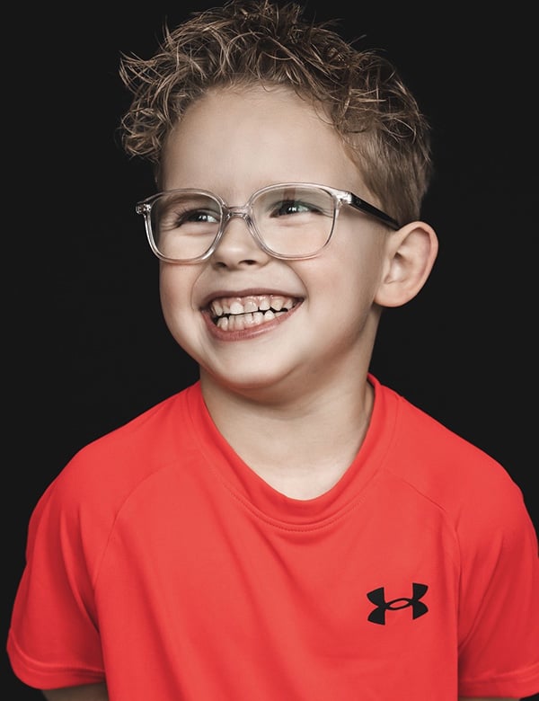 Kindermodel met blond haar Aiden B.