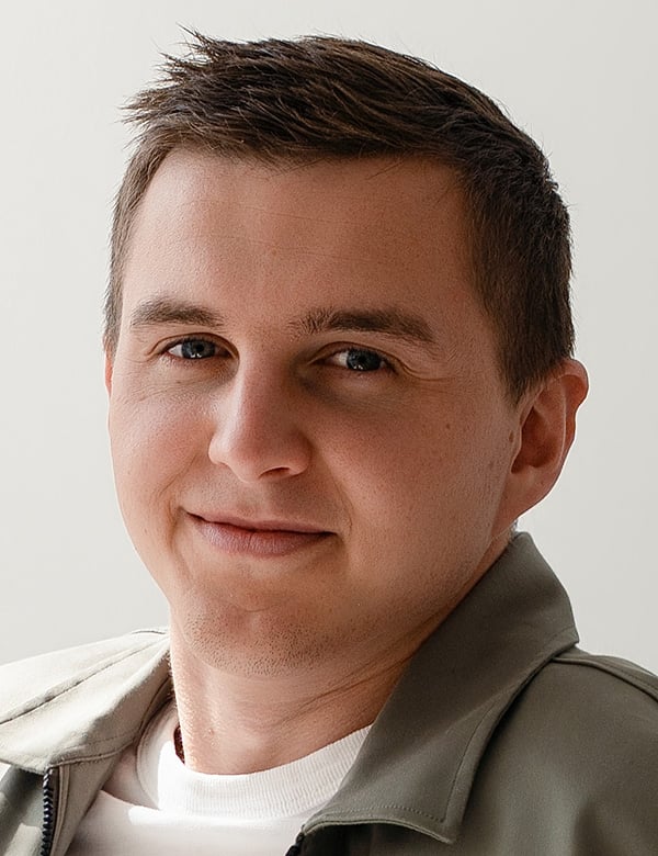 Mannelijk model met donkerblond haar matthijs d.