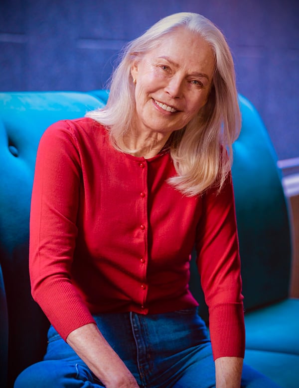 Vrouwelijk model met grijs haar Ursuline