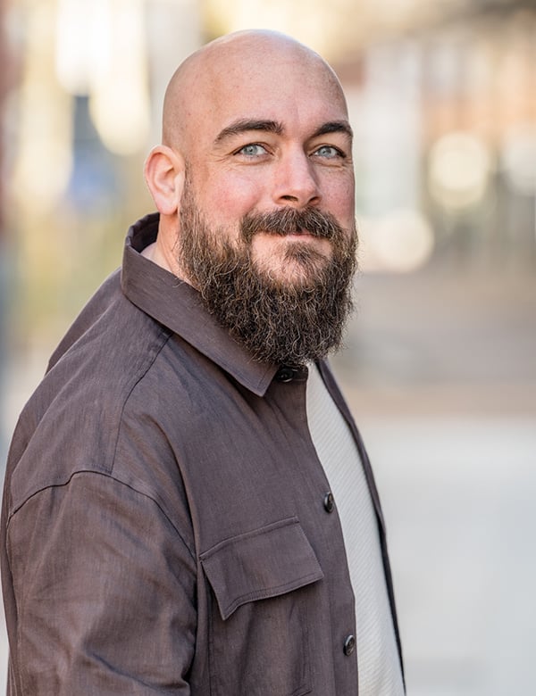 mannelijk model met bruine baard Daan H.