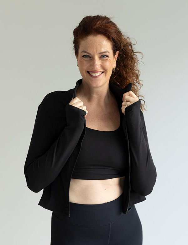 Vrouwelijk model met rood/bruin haar Janneke B.